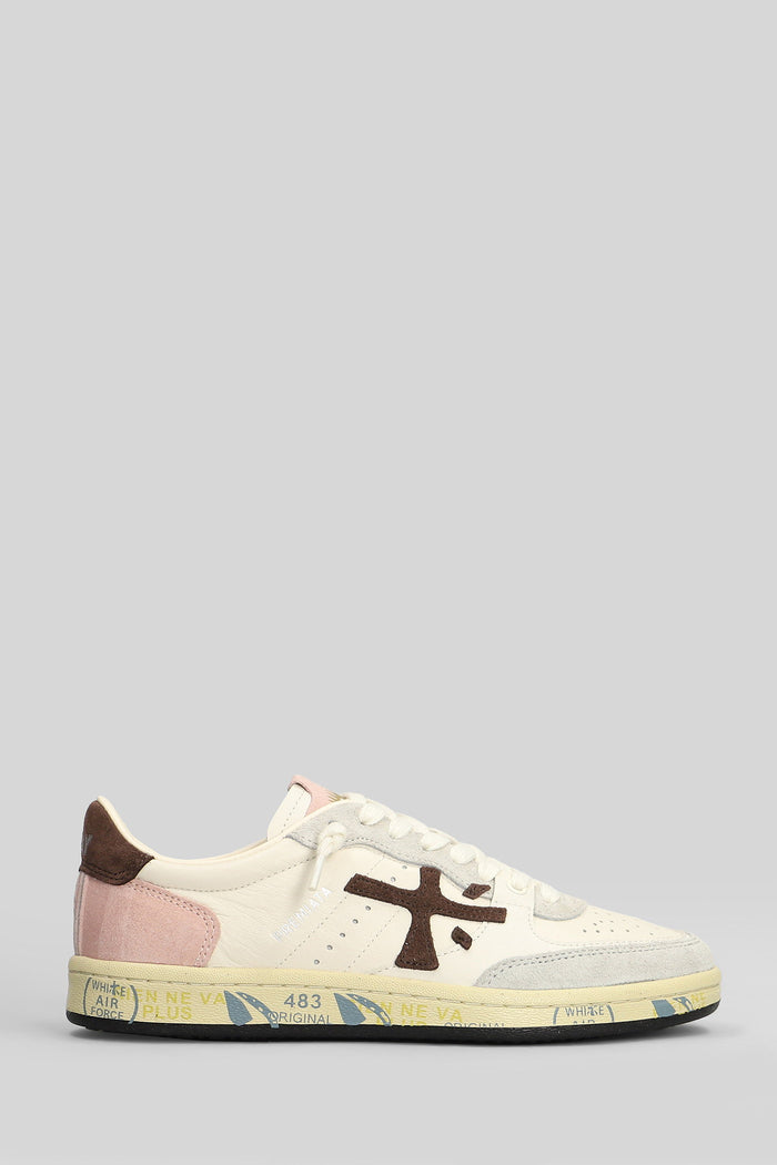 Bstkclayd Sneakers in beige suede and leather Scarpe