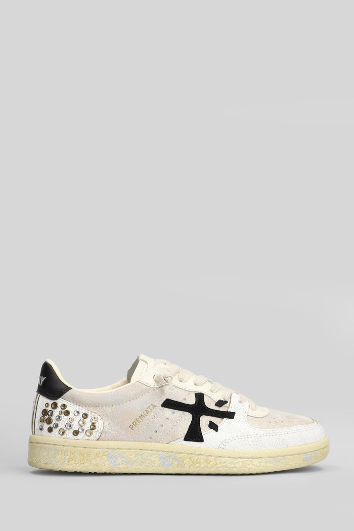 Bsktclayd Sneakers in white leather Scarpe