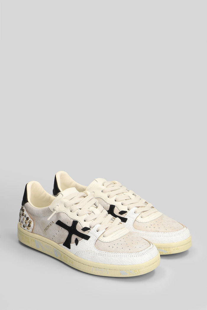 Bsktclayd Sneakers in white leather Scarpe