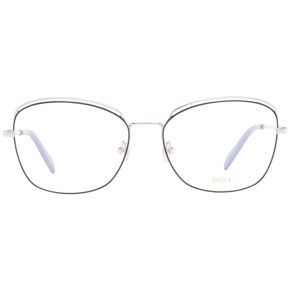 Black Metal Glasses (frames) Accessory
