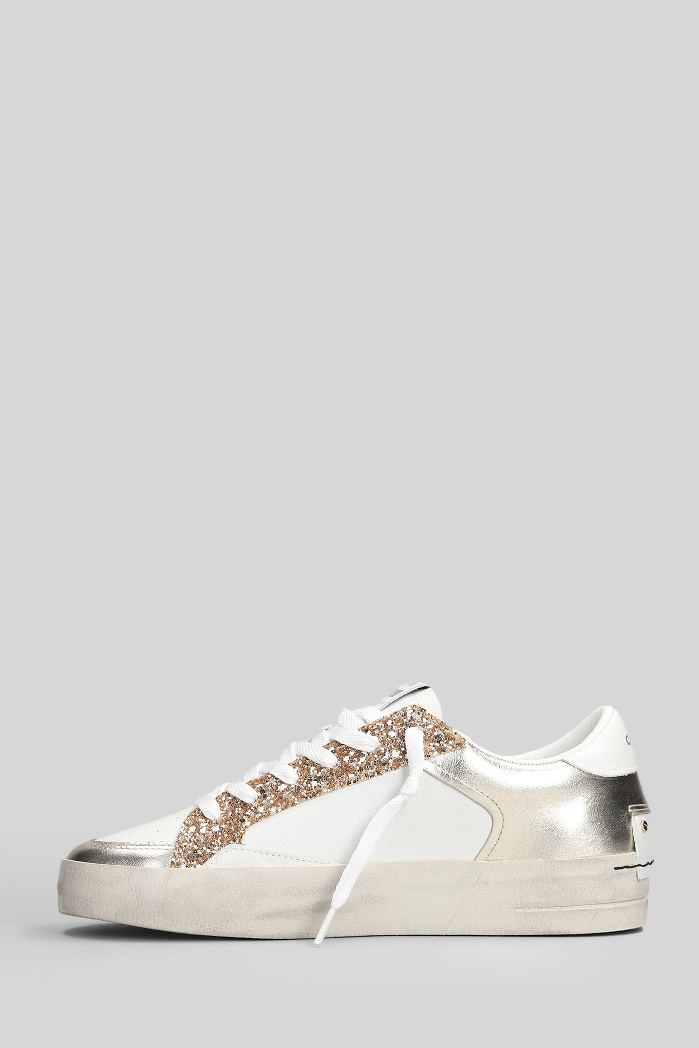 Sk8 Deluxe Sneakers in white leather Scarpe