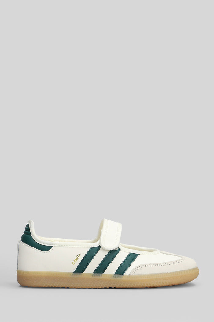 Samba Jane W Sneakers Beige Suede And Leather Scarpe