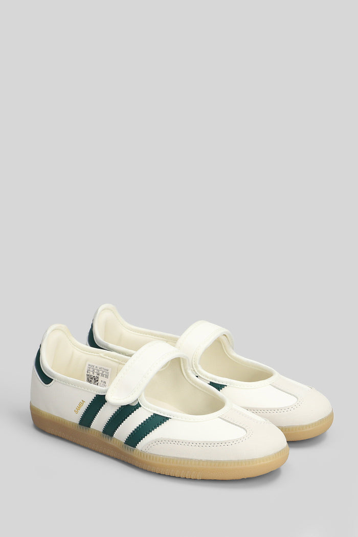 Samba Jane W Sneakers Beige Suede And Leather Scarpe
