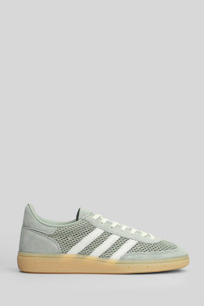 Handball Spezial W Sneakers Green Suede And Fabric Scarpe