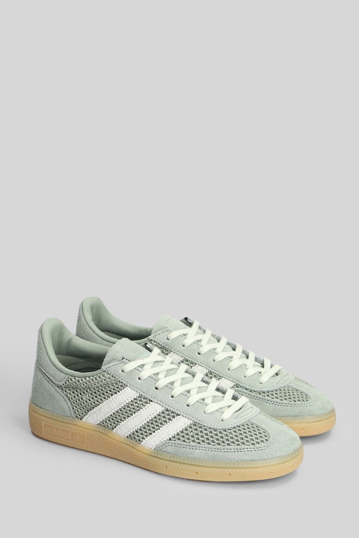 Handball Spezial W Sneakers Green Suede And Fabric Scarpe