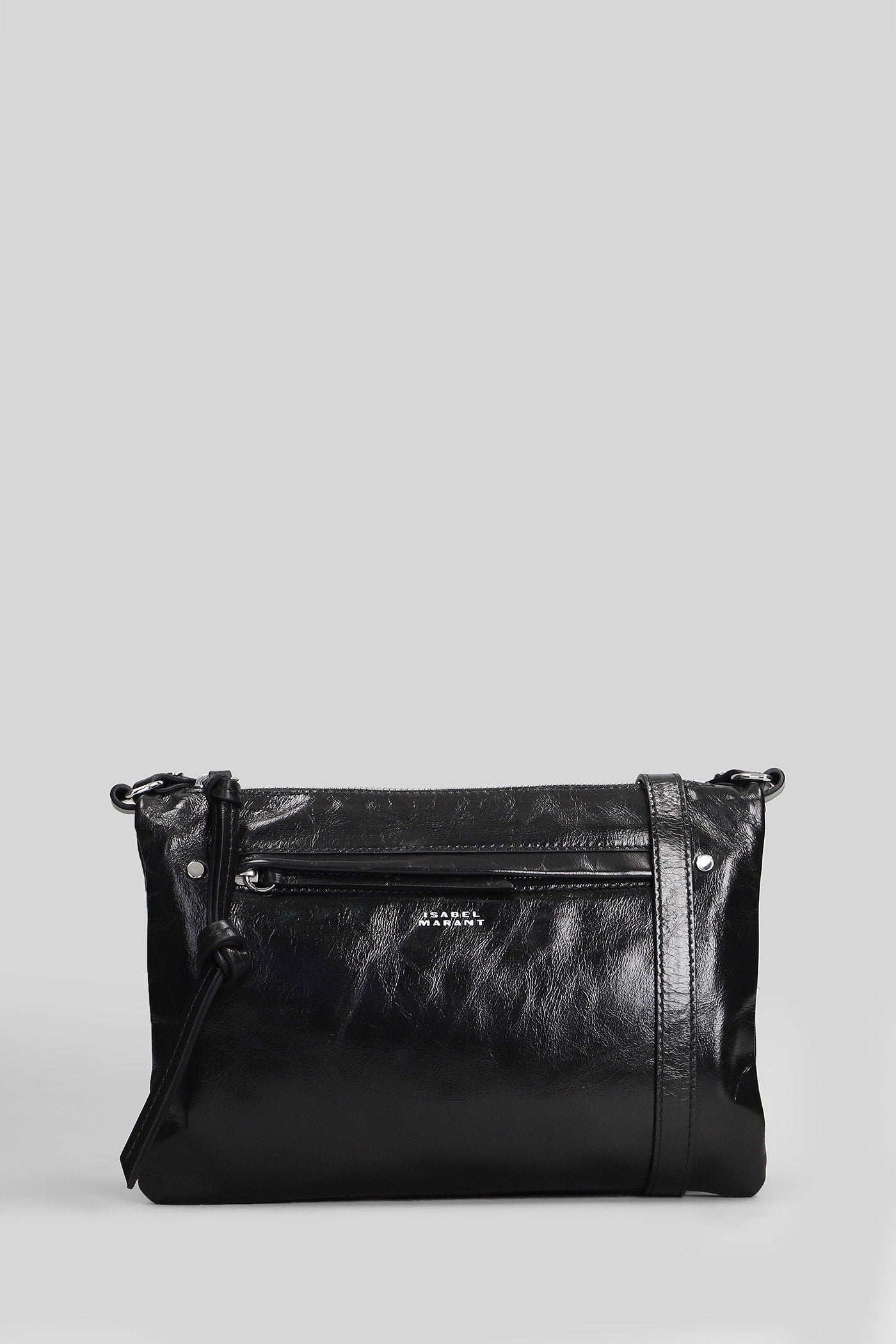 Winna Duo Shoulder Bag In Black Leather Borse