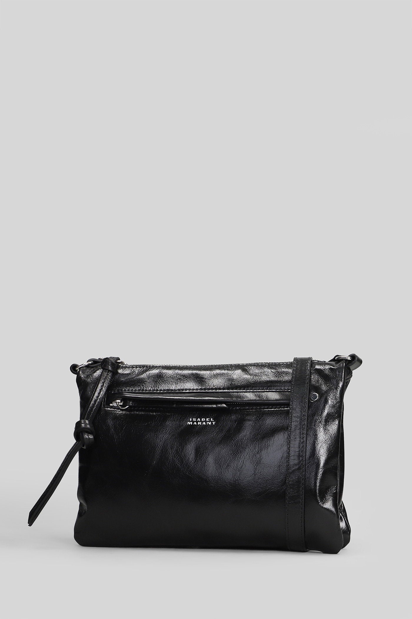 Winna Duo Shoulder Bag In Black Leather Borse