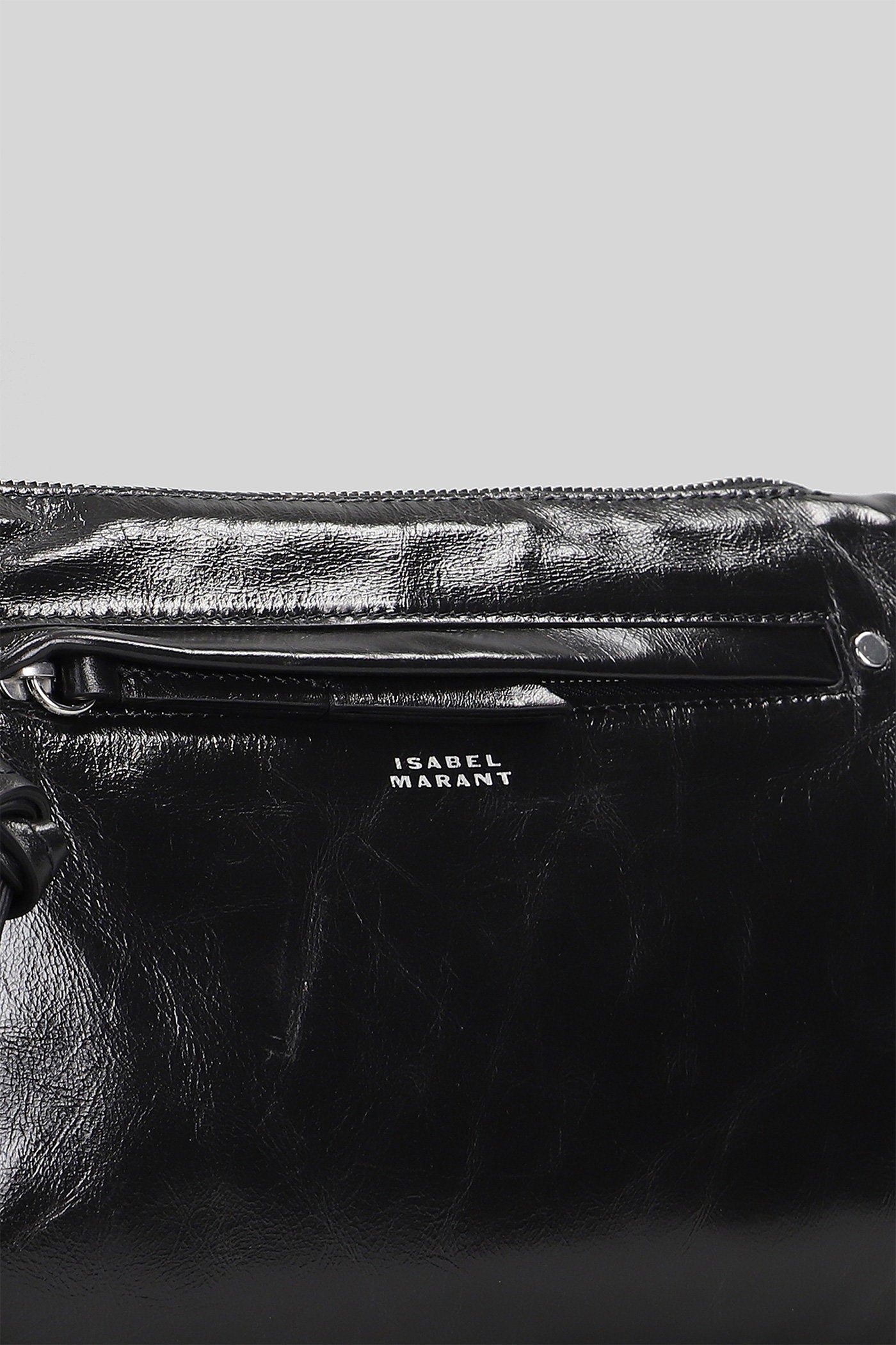Winna Duo Shoulder Bag In Black Leather Borse