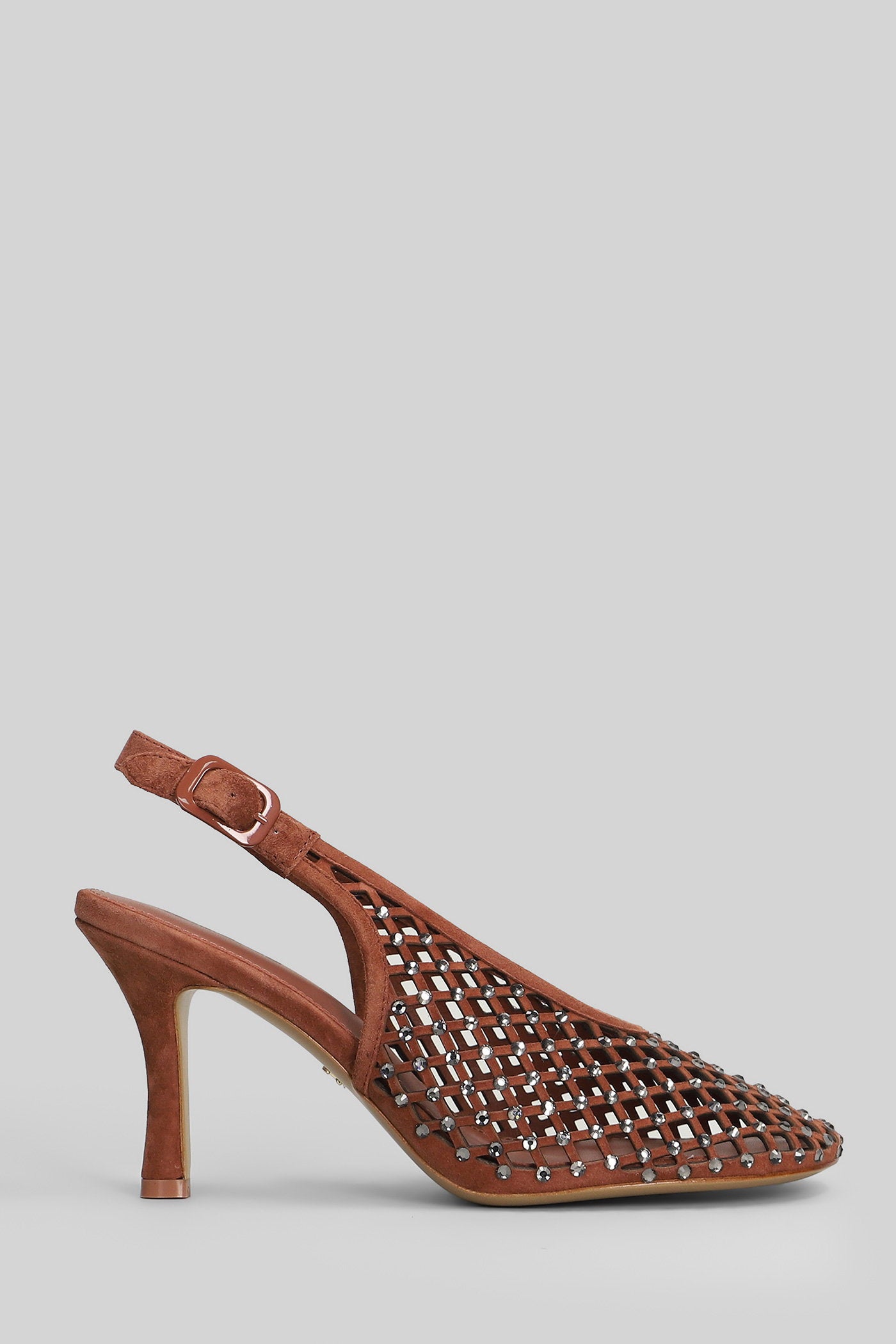Bruna Pump 80 Pumps Leather Suede Color Scarpe