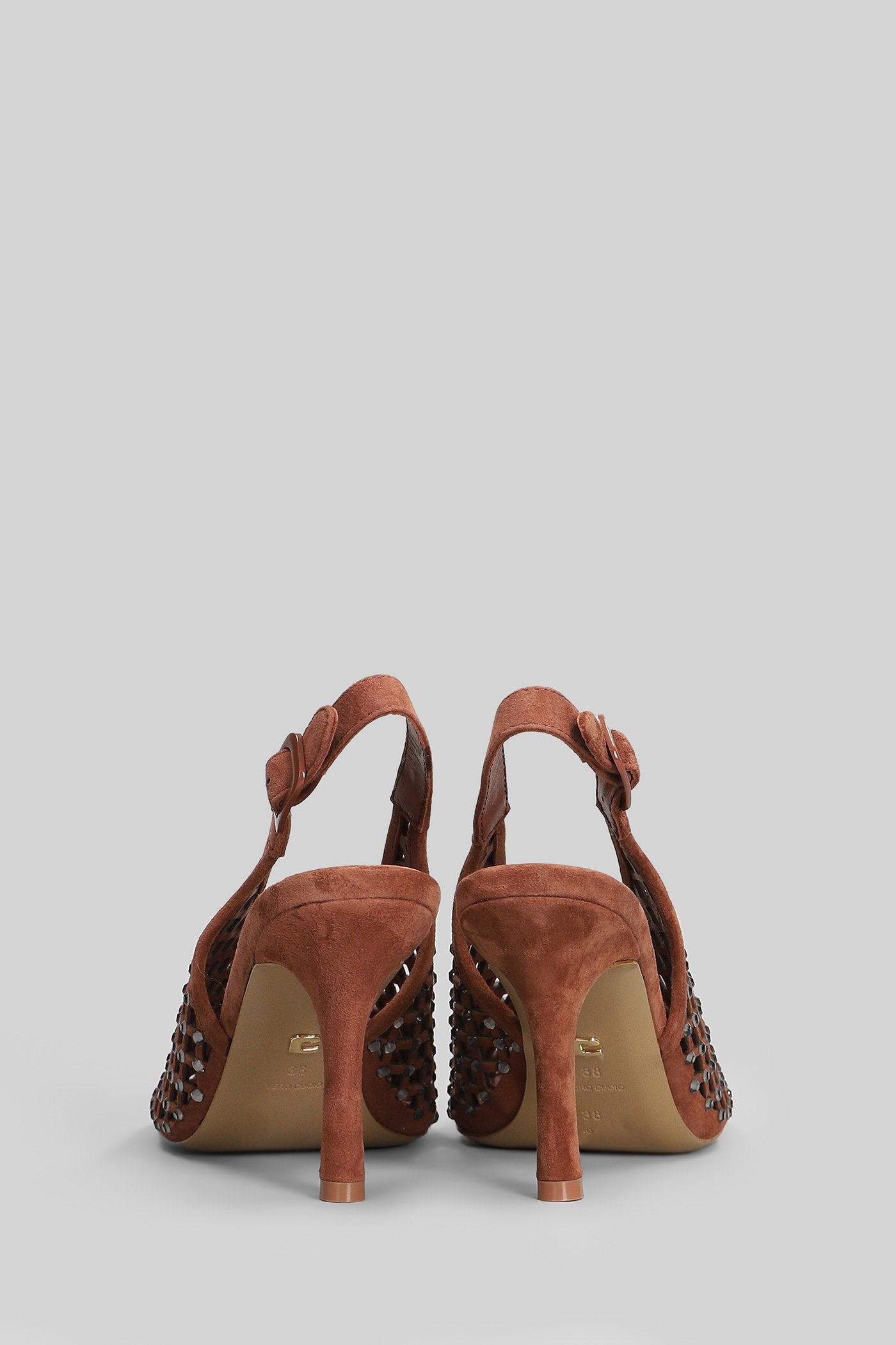 Bruna Pump 80 Pumps Leather Suede Color Scarpe