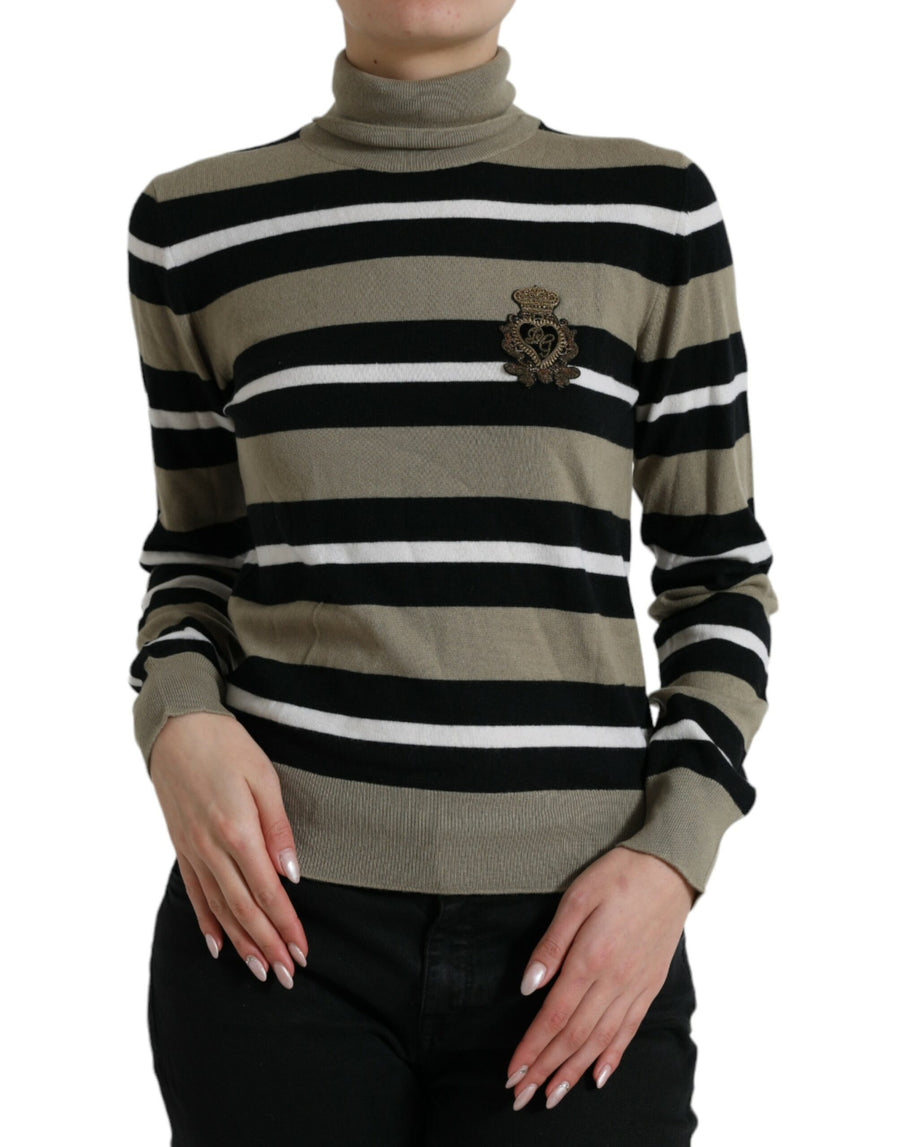 Dolce & Gabbana 100% Virgin Wool sweater in multicolor