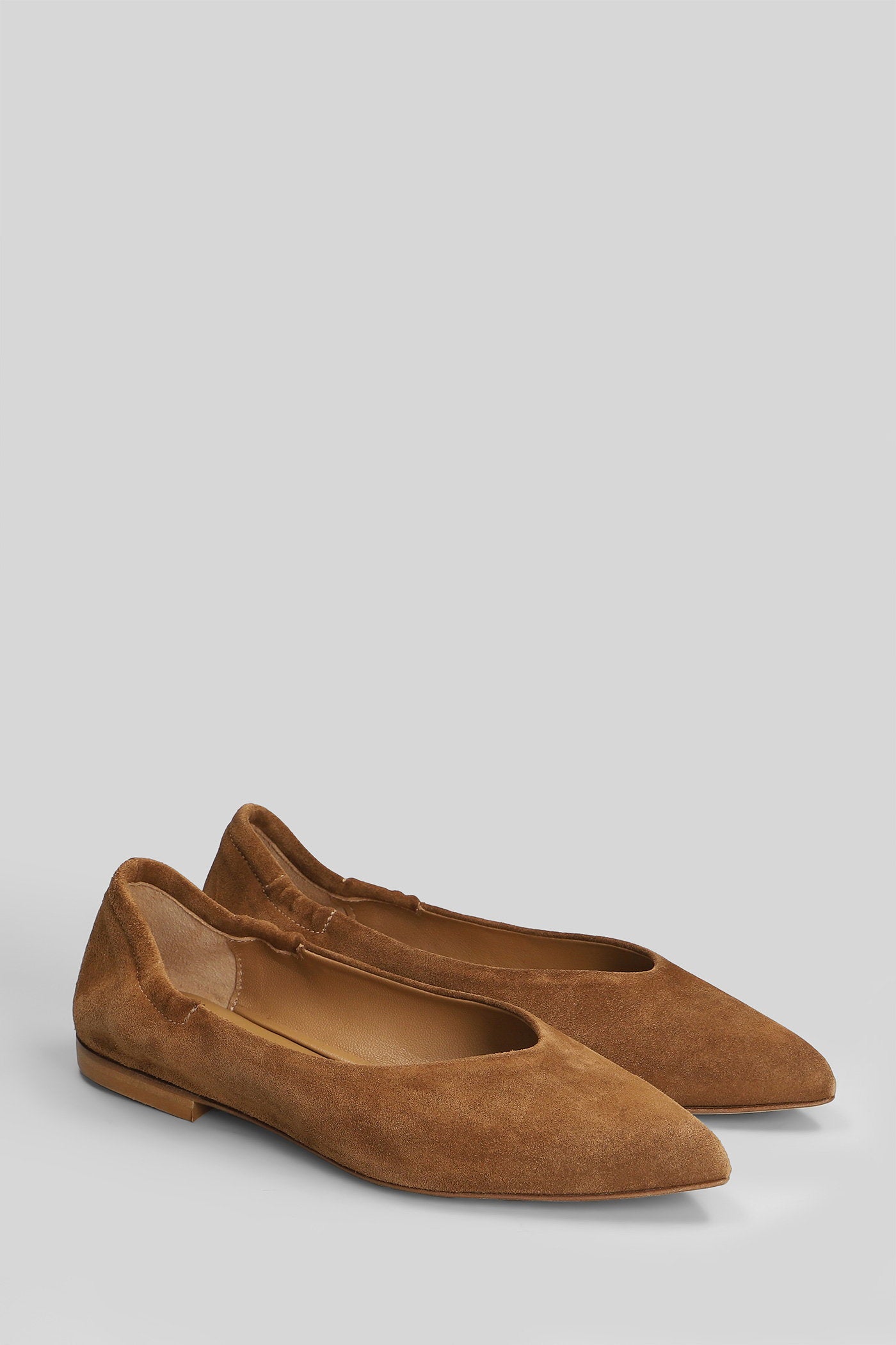 Ballet flats in brown suede Scarpe