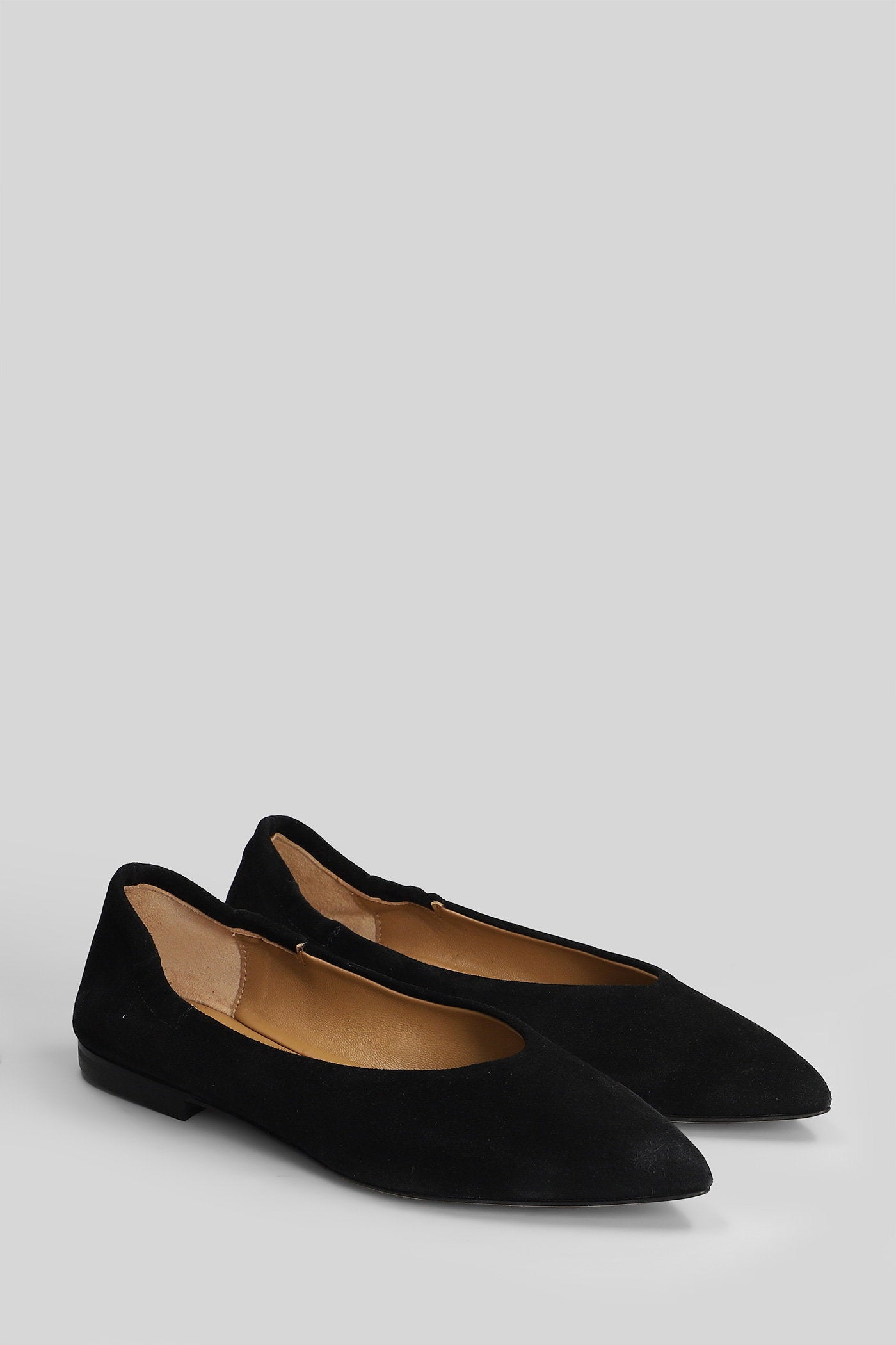 Ballet flats in black suede Scarpe