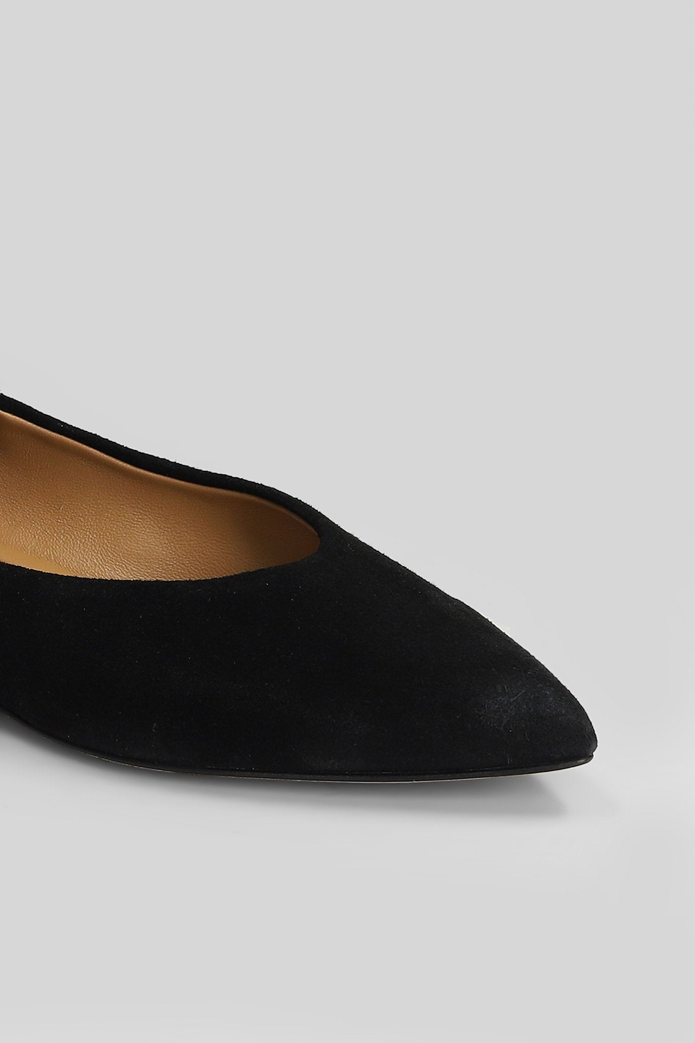 Ballet flats in black suede Scarpe