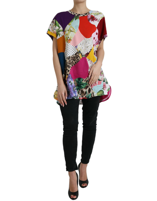 Dolce & Gabbana 70% Cotton blouse in multicolor
