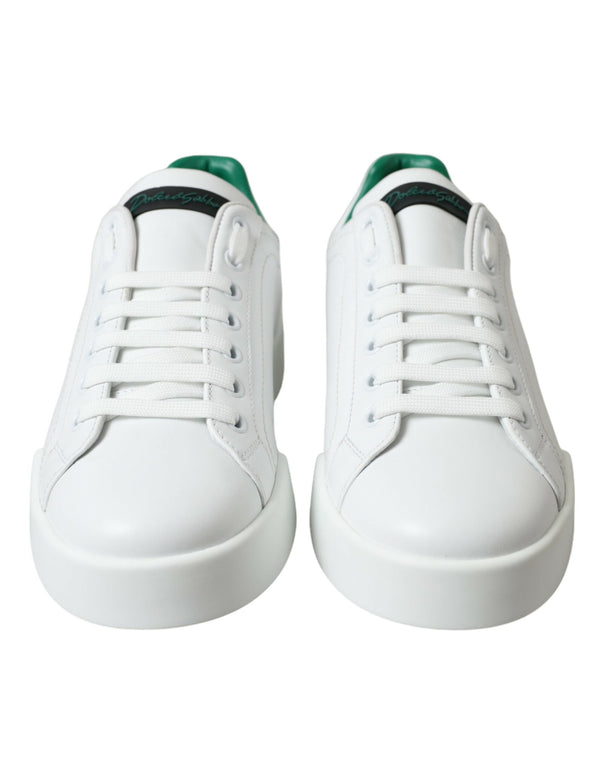 Dolce & Gabbana 100% Calfskin Leather sneaker in white