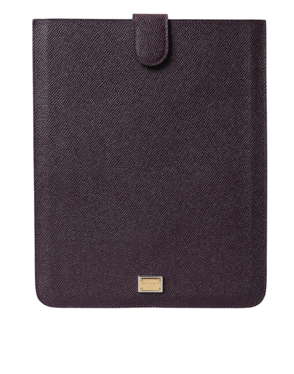 Dolce & Gabbana 100% Leather tablet sleeve in brown