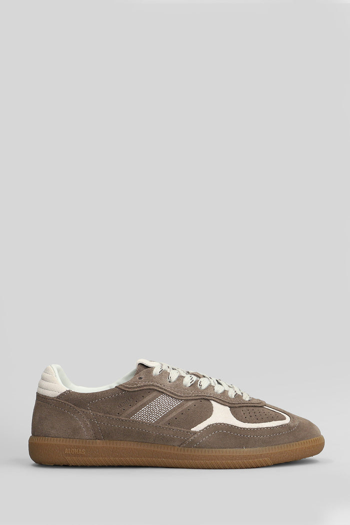 Tb.490 Sneakers in taupe suede Scarpe