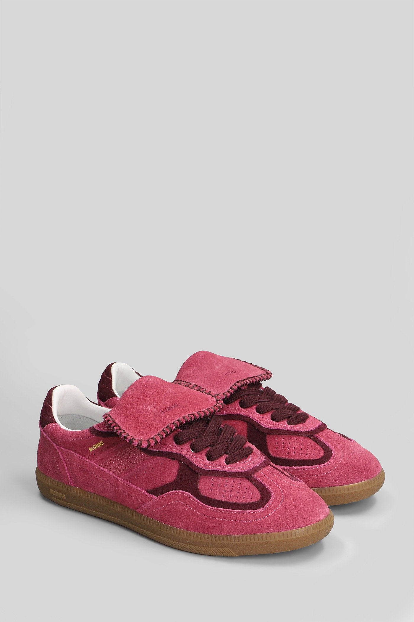 Tb.490 Sneakers in rose-pink suede Scarpe