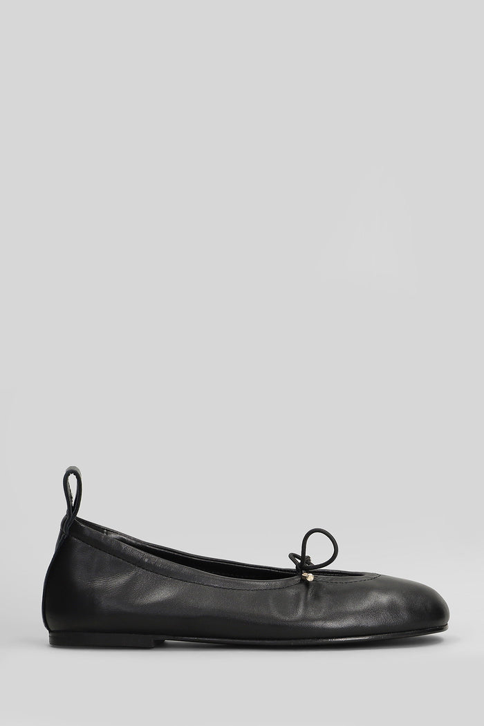 Rosalind Ballet flats in black leather Scarpe