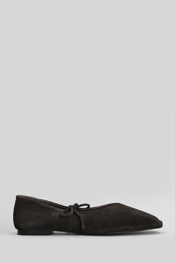 Sway Ballet flats in brown suede Scarpe