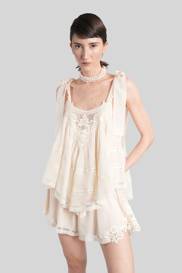Topwear Beige Cotton Abbigliamento
