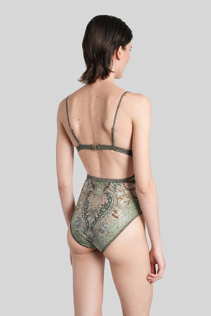 Beachwear Green Polyamide Abbigliamento