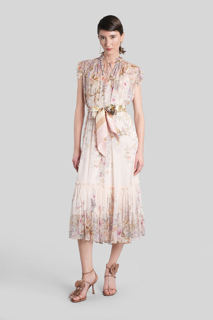 Long Dress Multicolor Viscose Abbigliamento