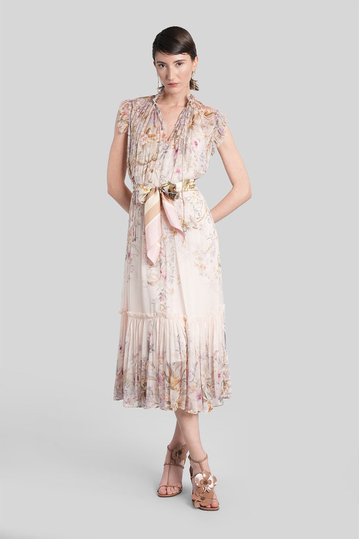 Long Dress Multicolor Viscose Abbigliamento