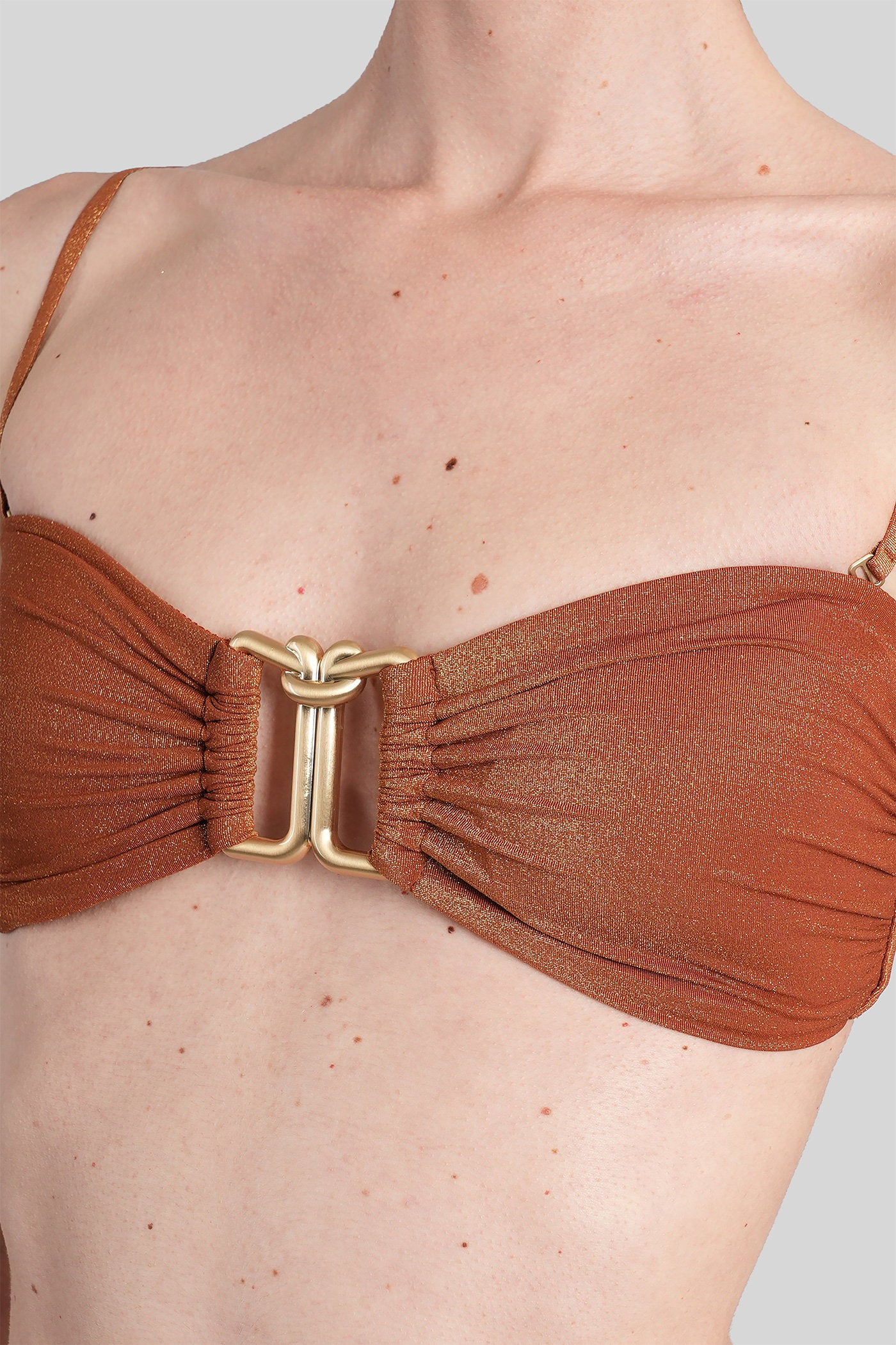 Beachwear Brown Polyamide Abbigliamento
