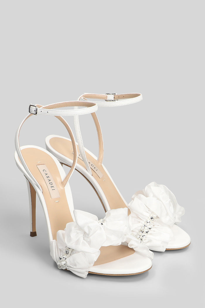 Annabel Sandals White Leather Scarpe