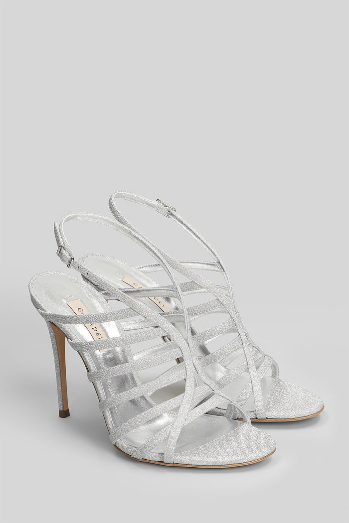 Solar Sandals Silver Glitter Scarpe