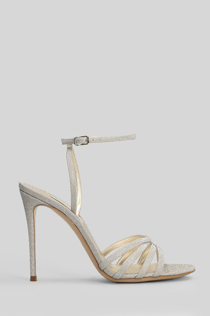 Sandalo Ragno Sandals Beige Glitter Scarpe