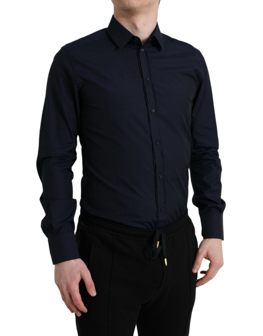 Dolce & Gabbana 100% Cotton shirt in navy