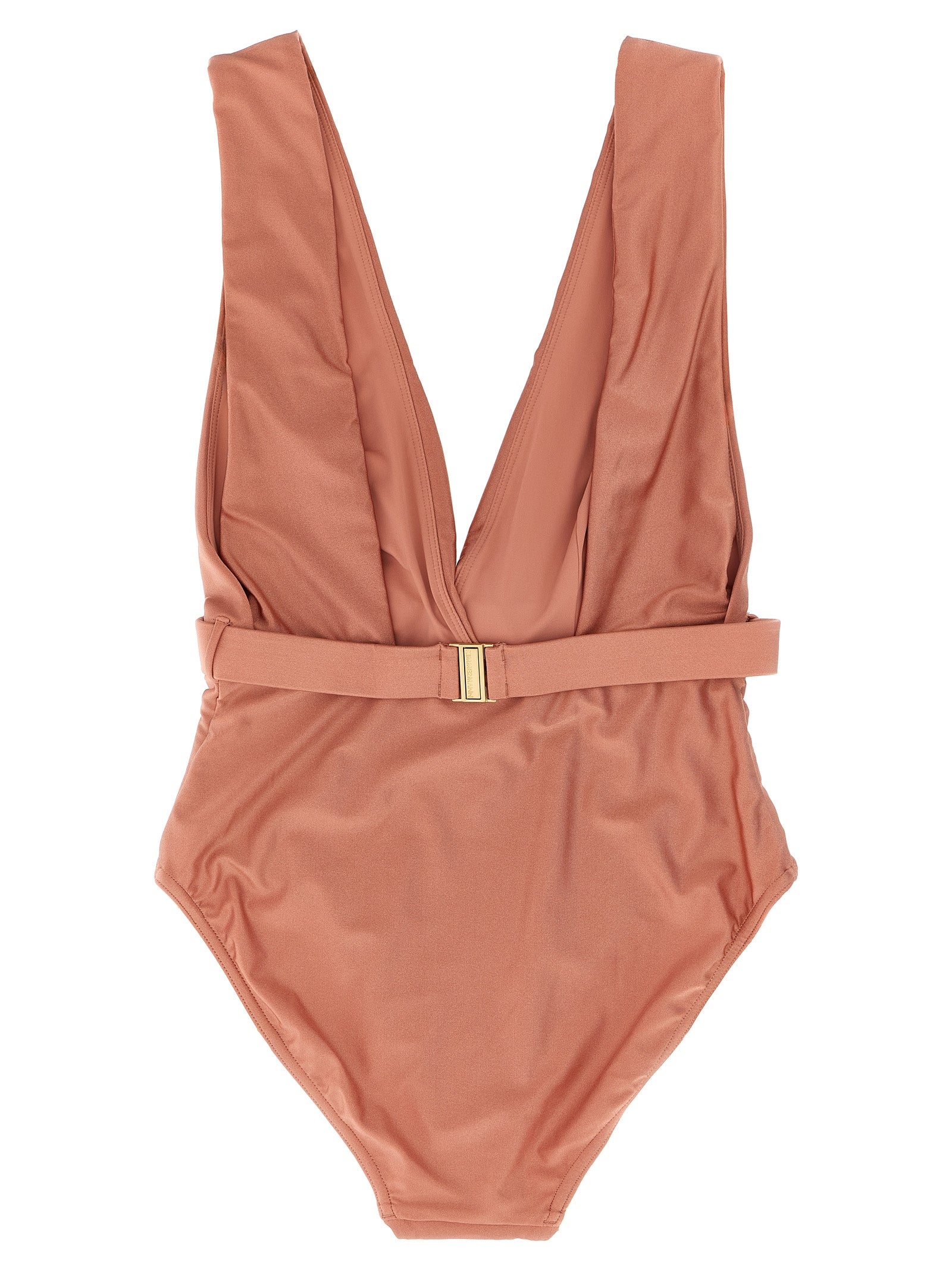 Lucky Plunge Flower one-piece swimsuit Pink Polyamide Beachwear