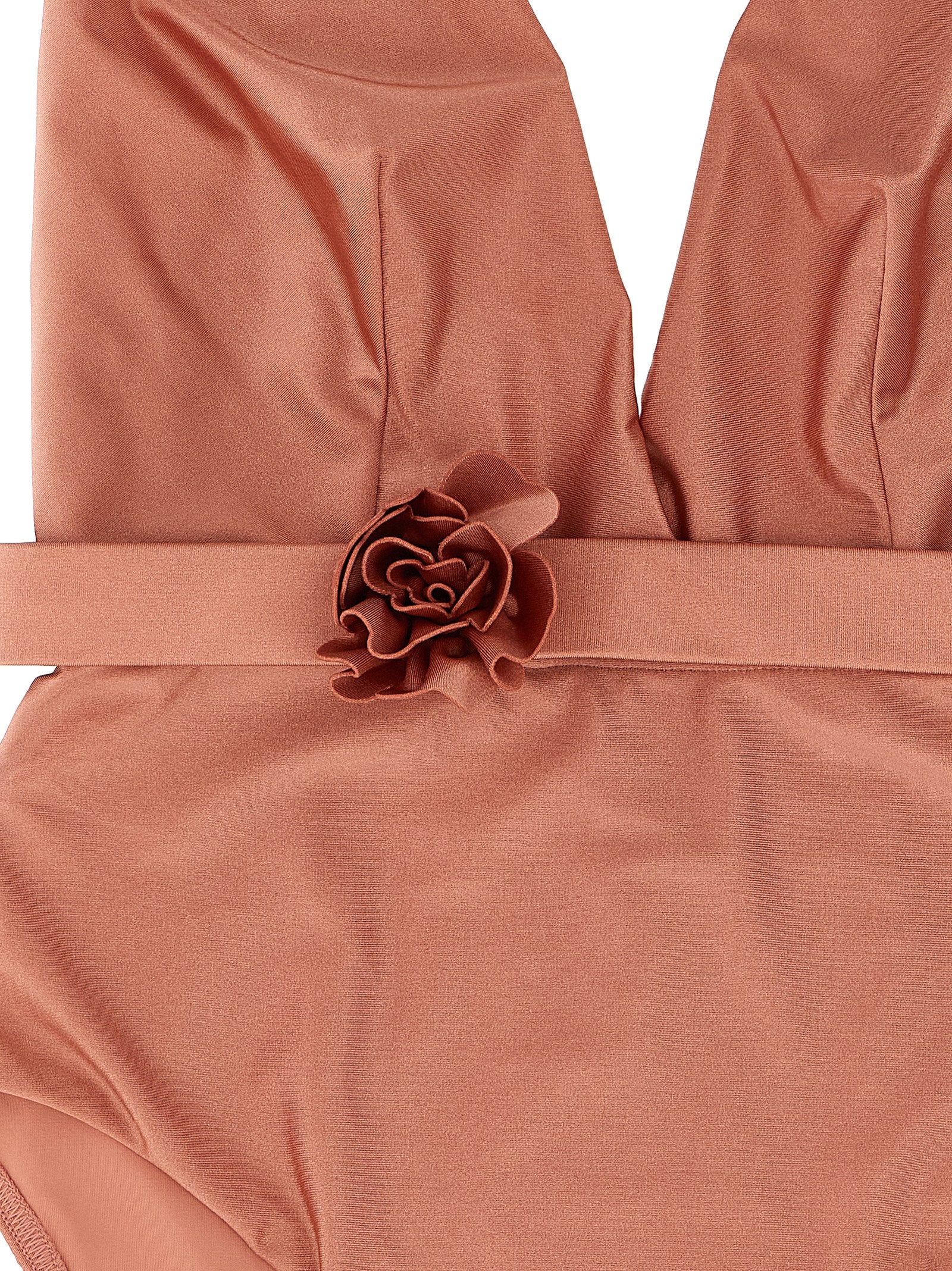 Lucky Plunge Flower one-piece swimsuit Pink Polyamide Beachwear