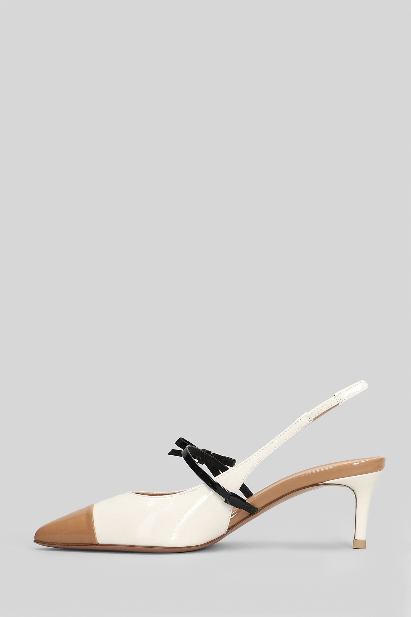 Barice Pumps White Patent Leather Scarpe