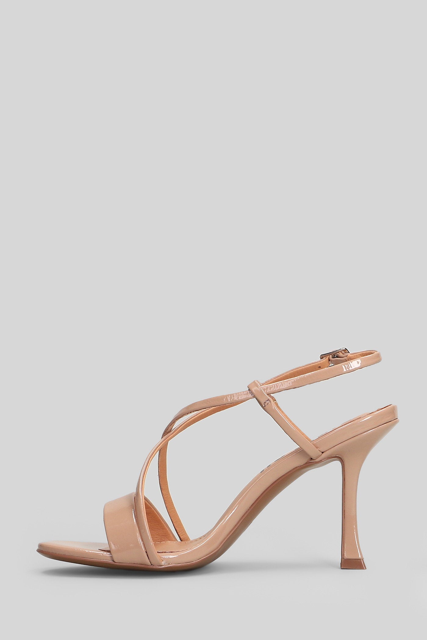 Zafiro 85 Sandals Powder Leather Scarpe