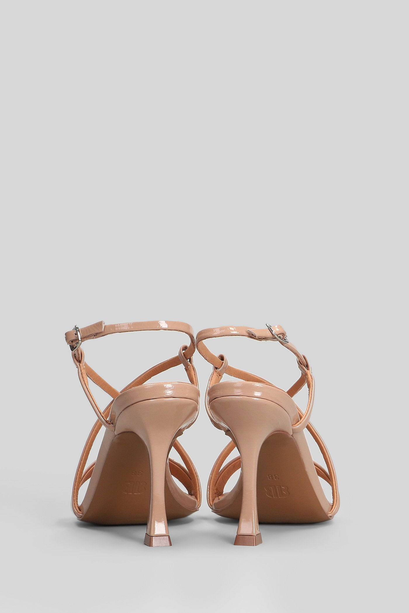 Zafiro 85 Sandals Powder Leather Scarpe