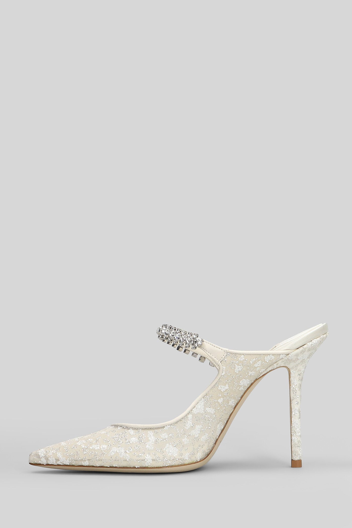 Bing 100 Pumps White Tulle Scarpe
