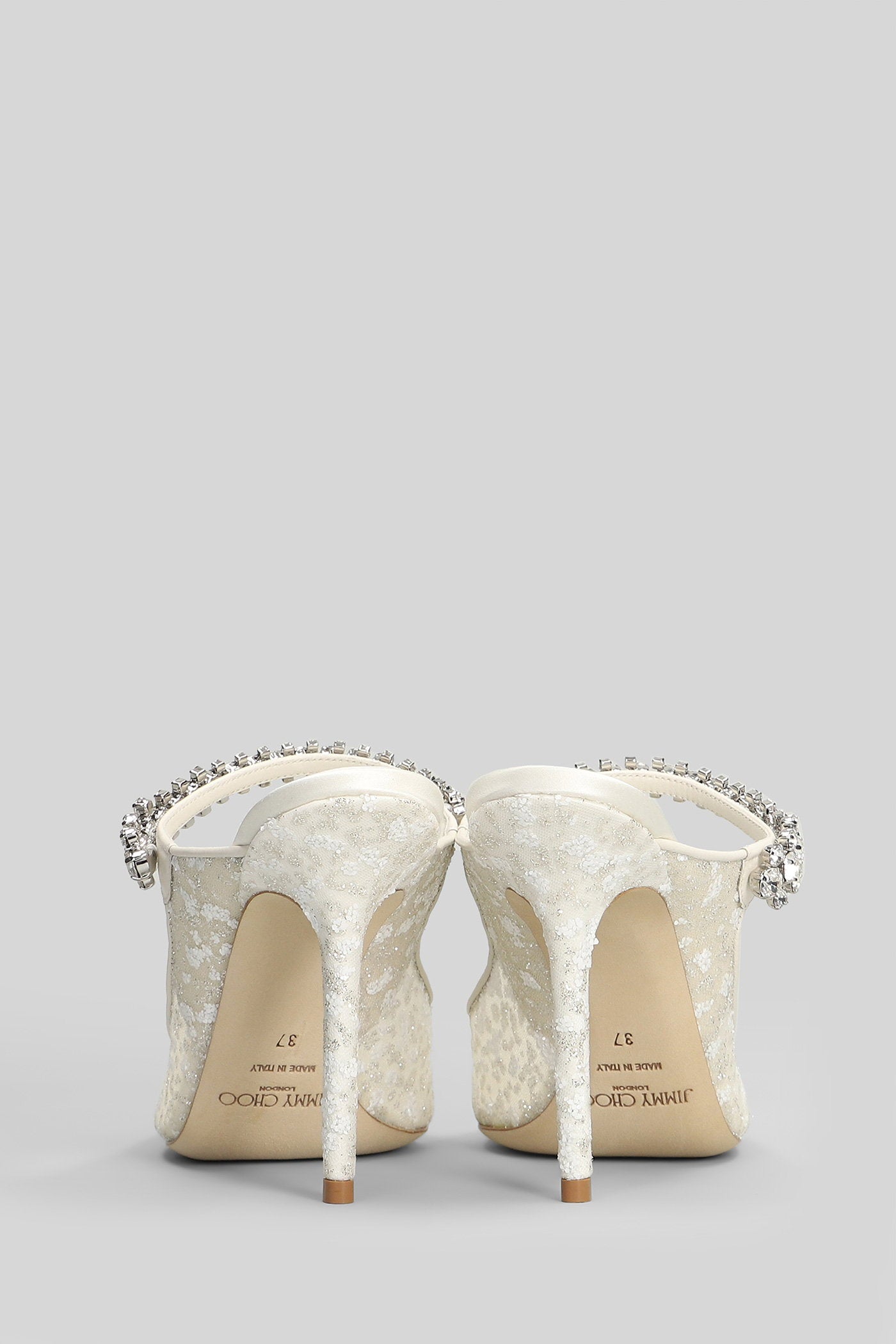 Bing 100 Pumps White Tulle Scarpe