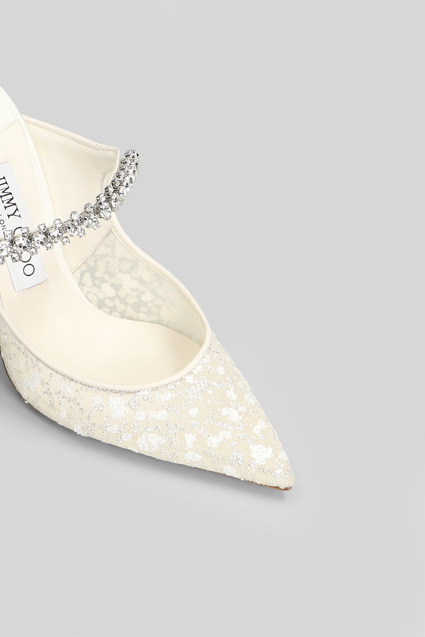 Bing 100 Pumps White Tulle Scarpe