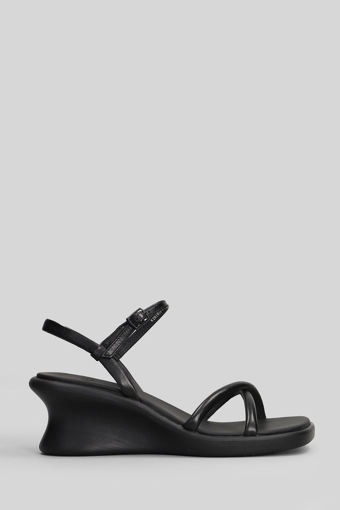 Louise Sandals Black Leather Scarpe