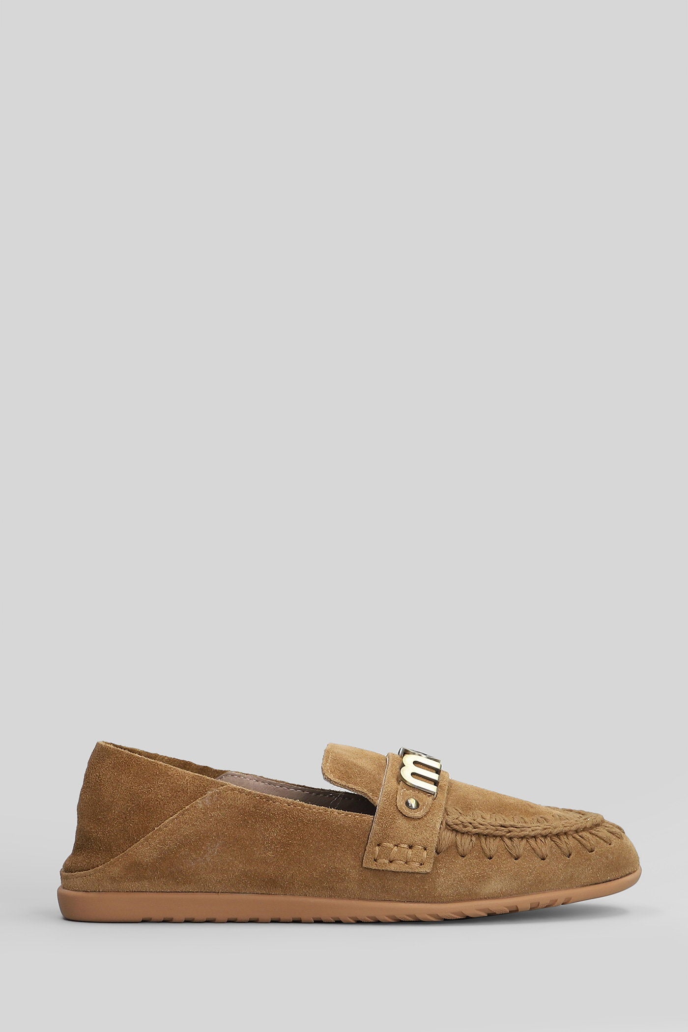 Slip-on Loafers in leather color suede Scarpe