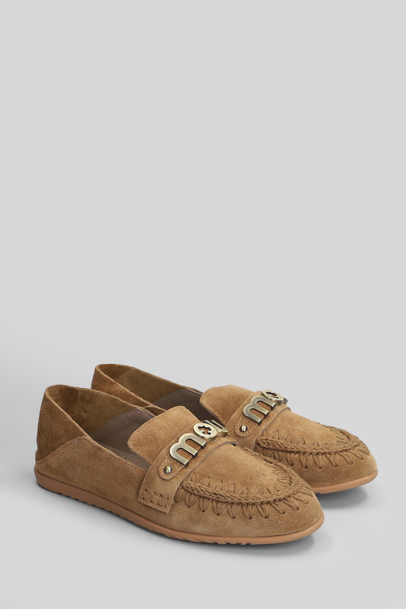 Slip-on Loafers in leather color suede Scarpe
