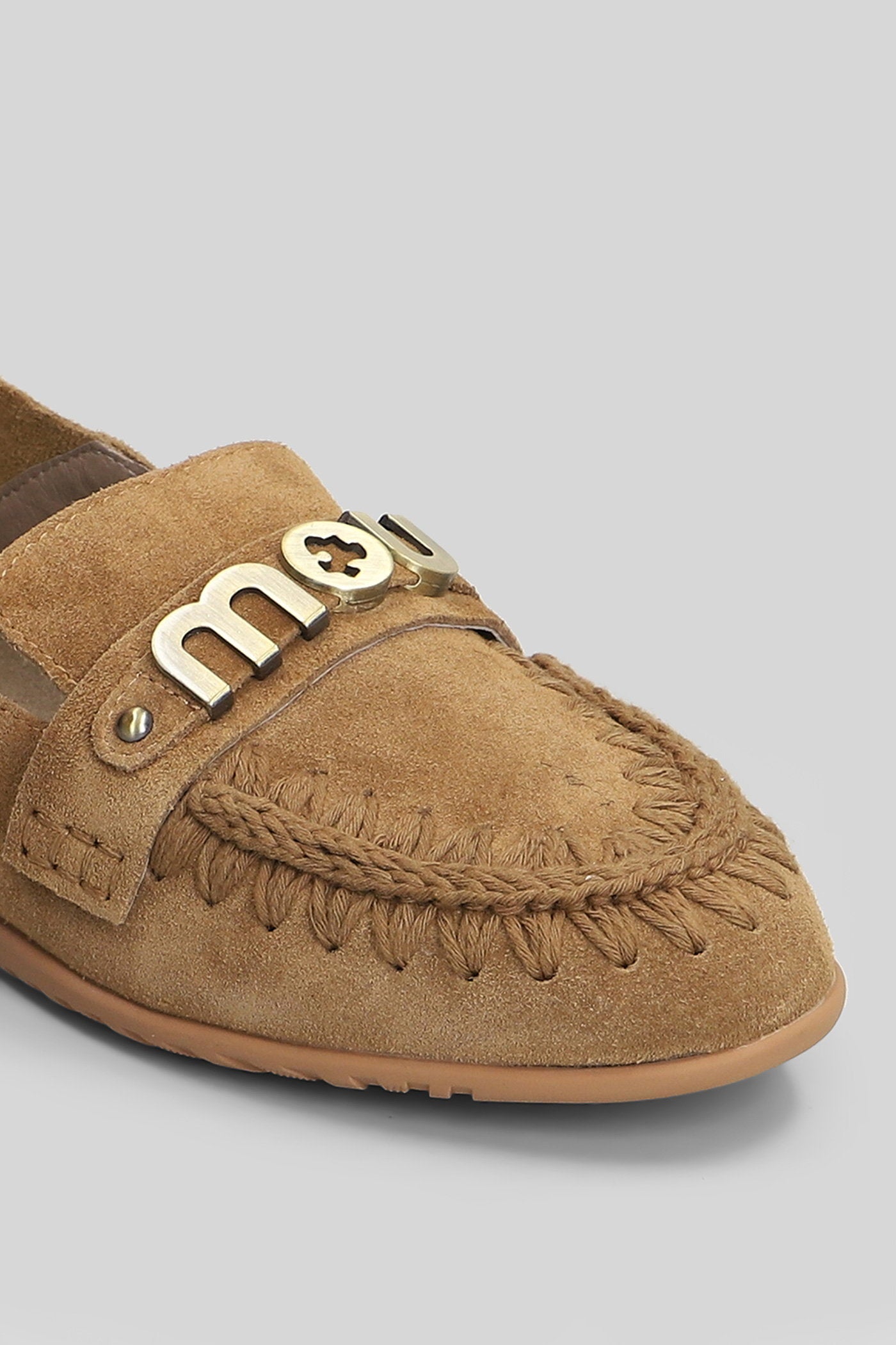 Slip-on Loafers in leather color suede Scarpe
