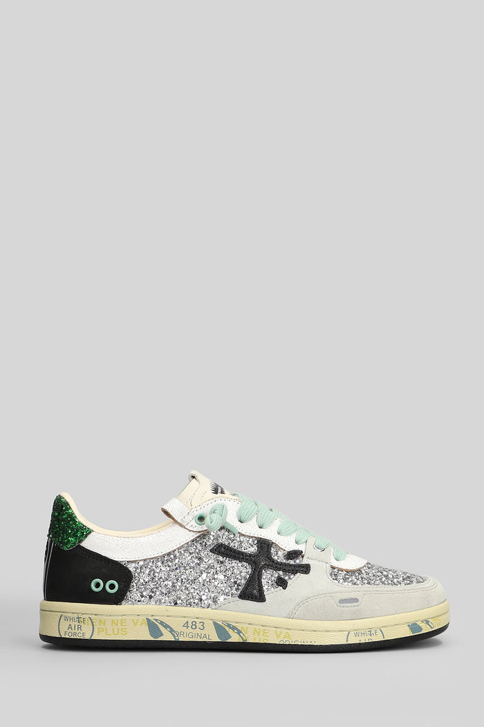 Bskt Clay Sneakers Grey Glitter Scarpe