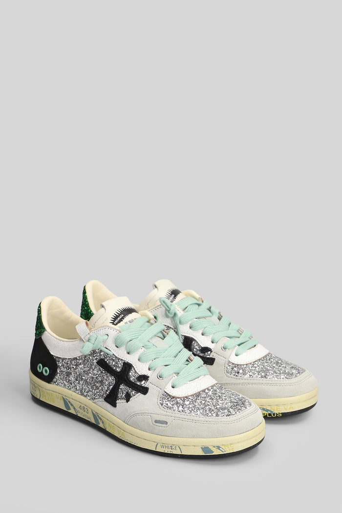 Bskt Clay Sneakers Grey Glitter Scarpe