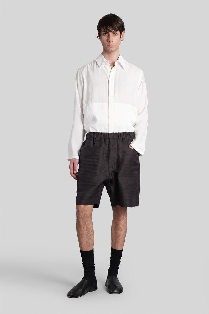 Shorts Brown Silk Abbigliamento