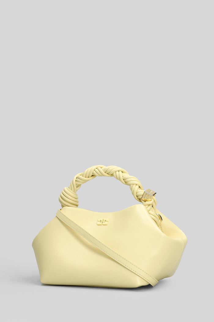 Bou Small Shoulder Bag Yellow Leather Borse